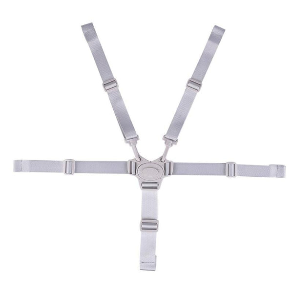 Universal Baby Dining Feeding Chair Safety Belt Portable Seat Lunch Chair Seat Belt Waterproof 5 Point Harness 60x60cm