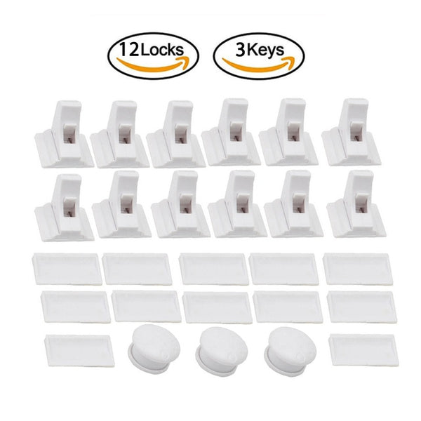 Magnetic Child Lock Children Protection Baby Safety Lock Drawer Latch Cabinet Door Lock Limiter Children Security Locks