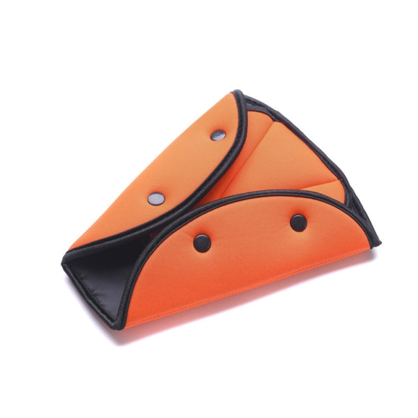 Car Safe Seat Belt Cover Soft Adjustable Children Safety Belt Fixer Triangle Anti-ledge For Child Neck Protection Belts