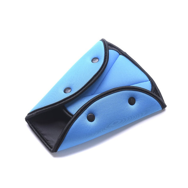 Car Safe Seat Belt Cover Soft Adjustable Children Safety Belt Fixer Triangle Anti-ledge For Child Neck Protection Belts