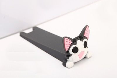 Baby Safety Protector Cute Cartoon Silicone Figure Door Stopper Wedge Door Jam Catcher Block Guard Home Office Protectors