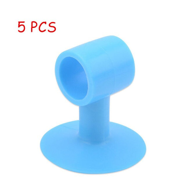 Silicone Door Stopper Silencer Crash Pad Rubber Stopper Anti Collision  Stopper baby gate safety Protector Anti-Collision 5pcs