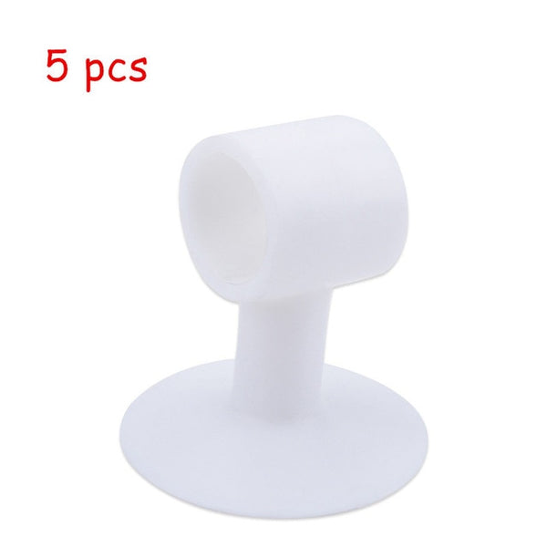 Silicone Door Stopper Silencer Crash Pad Rubber Stopper Anti Collision  Stopper baby gate safety Protector Anti-Collision 5pcs