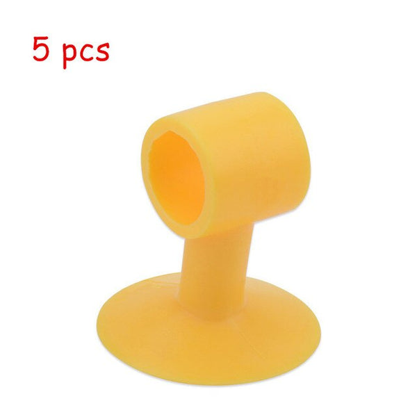 Silicone Door Stopper Silencer Crash Pad Rubber Stopper Anti Collision  Stopper baby gate safety Protector Anti-Collision 5pcs
