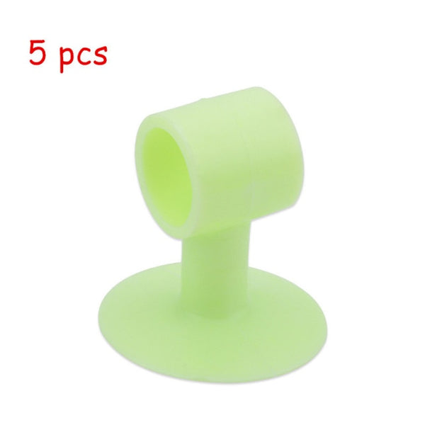 Silicone Door Stopper Silencer Crash Pad Rubber Stopper Anti Collision  Stopper baby gate safety Protector Anti-Collision 5pcs