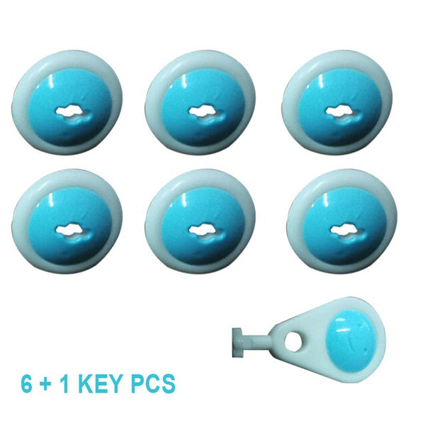Protection 6 pcs Russian EU European Euro security Child Electric Socket Outlet Plug Two Phase Safe Lock Cover Baby Kids Safety
