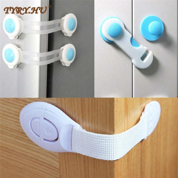 10Pcs/Lot Child Lock Protection Of Children Locking Doors For Children's Safety Kids Safety Plastic Protection Safety Lock