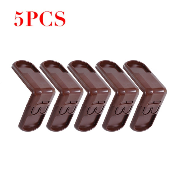 5pcs Plastic Baby Safety Protection From Children In Cabinets Boxes Lock Drawer Door  Security Product