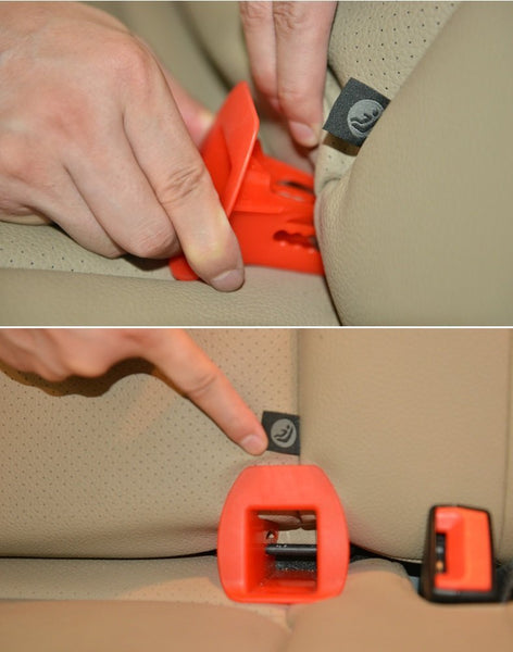 New 2 Pcs Latch Guide! Passenger Car Child Safety Seats General Isofix Interface Belt Latch Guide (ISOFIX) Auto car seat parts